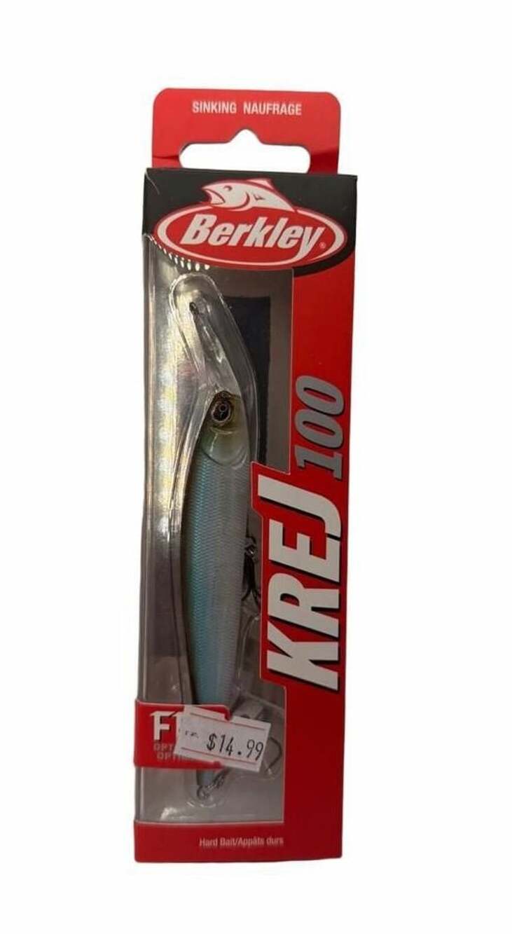 Berkley Krej 100 Hard Bait Stealth Minnow Sinking Jerkbait